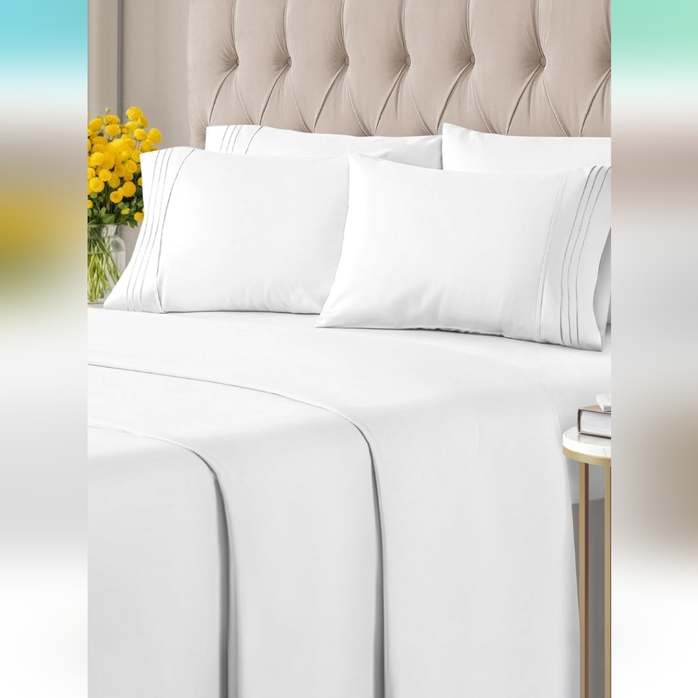 NWT 6 piece King size sheet set